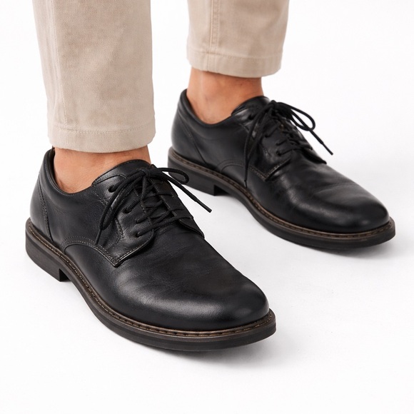 Born Classic Black Leather Oxford Men's Shoes Size 6